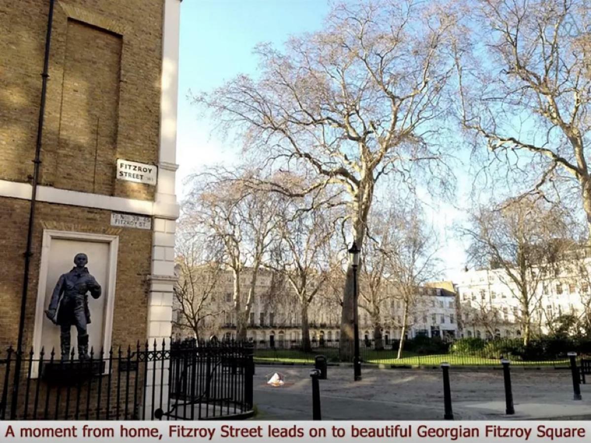 Elegant Fitzrovia Central London 2-Bed Nr Oxford Street Helpful Informative Host Eksteriør billede