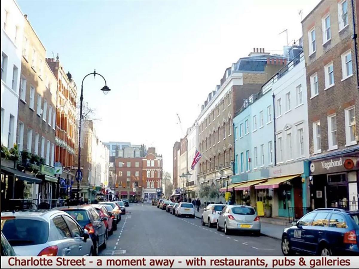 Elegant Fitzrovia Central London 2-Bed Nr Oxford Street Helpful Informative Host Eksteriør billede